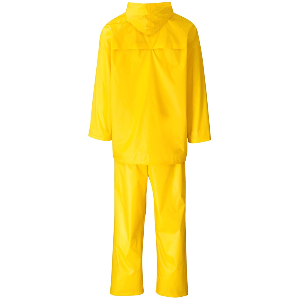 Weather Polyester/PVC Rainsuit - Yellow - Image 2