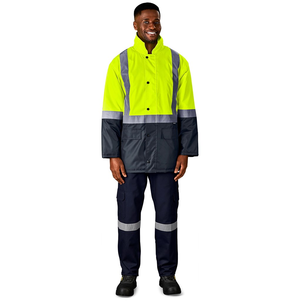 Hazard Padded Two-Tone Hi-Viz Reflective Jacket - Image 5