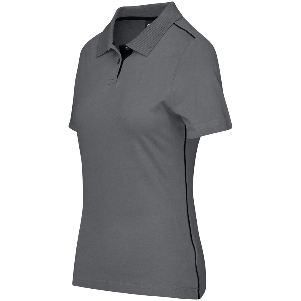 Ladies Galway Golf Shirt - Grey - Image 3
