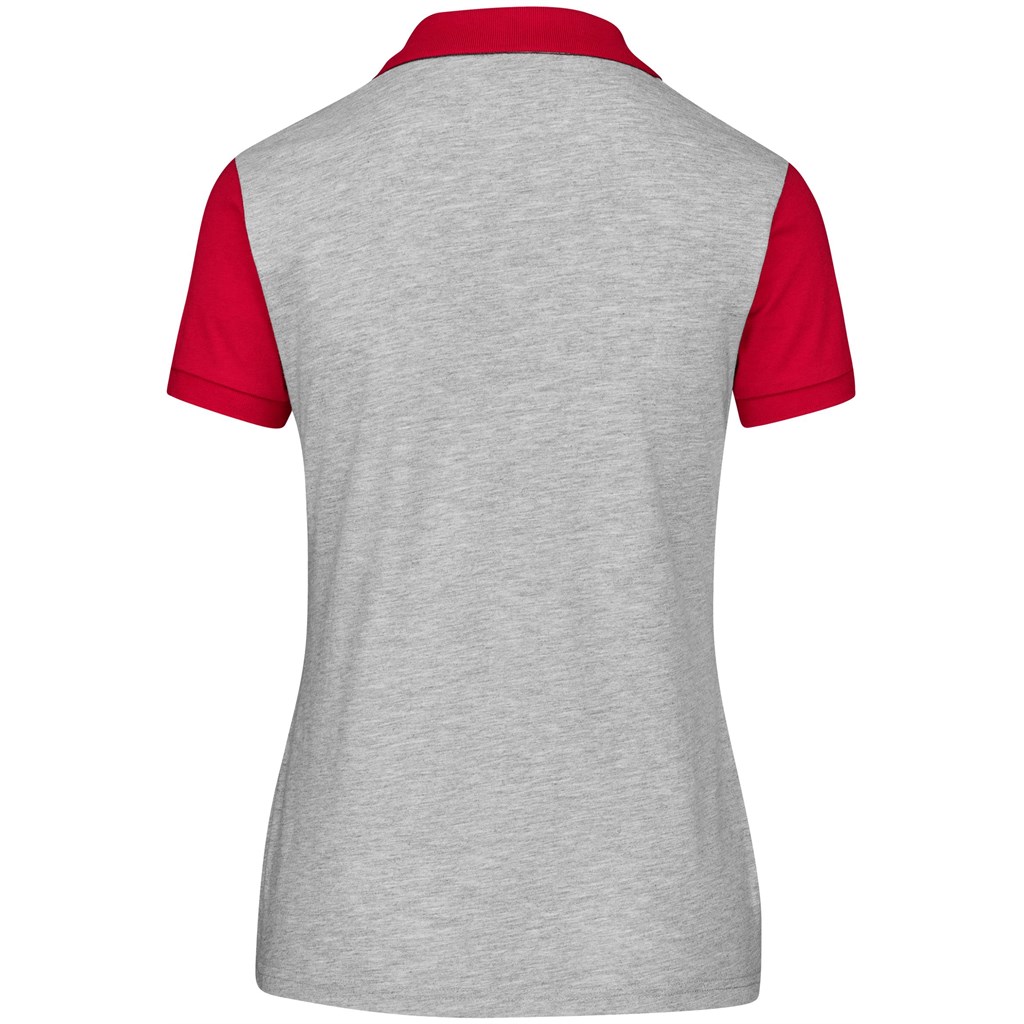 Ladies Urban Golf Shirt - Red - Image 2
