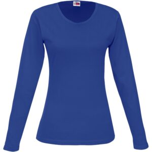 Ladies Long Sleeve Portland T-Shirt - Royal Blue