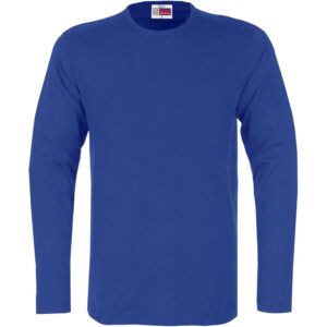 Mens Long Sleeve Portland T-Shirt - Royal Blue