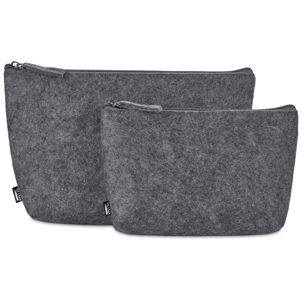 Okiyo Kesho Recycled PET Felt Accessory Bag - Image 5