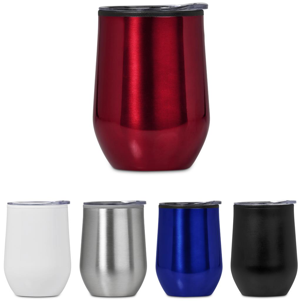 Serendipio Madison Stainless Steel & Plastic Double-Wall Tumbler - 350ml - Image 3