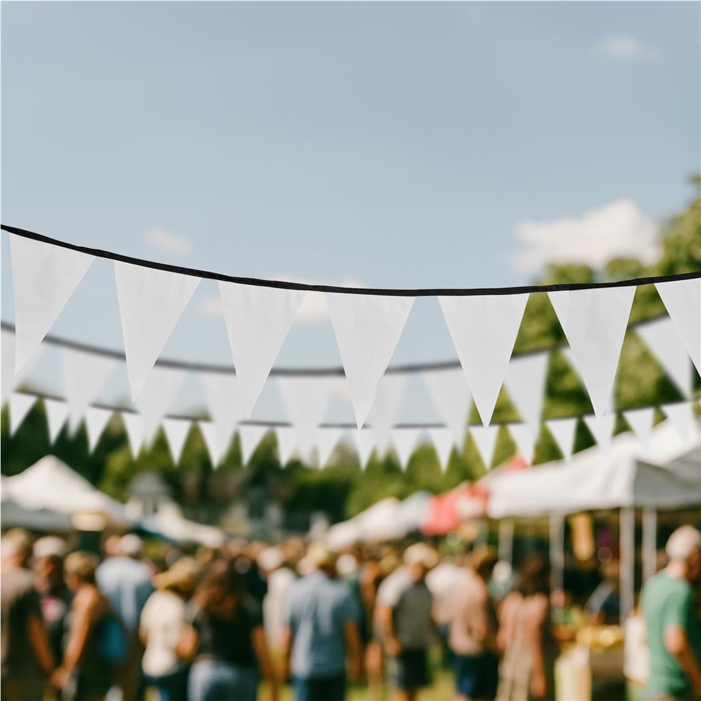 Sublimated Single-Sided Polyester Triangle Bunting 10m - Image 3