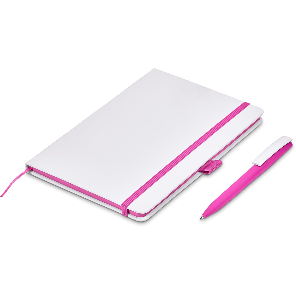 Olson Notebook & Pen Set - Pink - Image 4