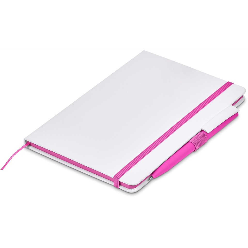 Olson Notebook & Pen Set - Pink - Image 2