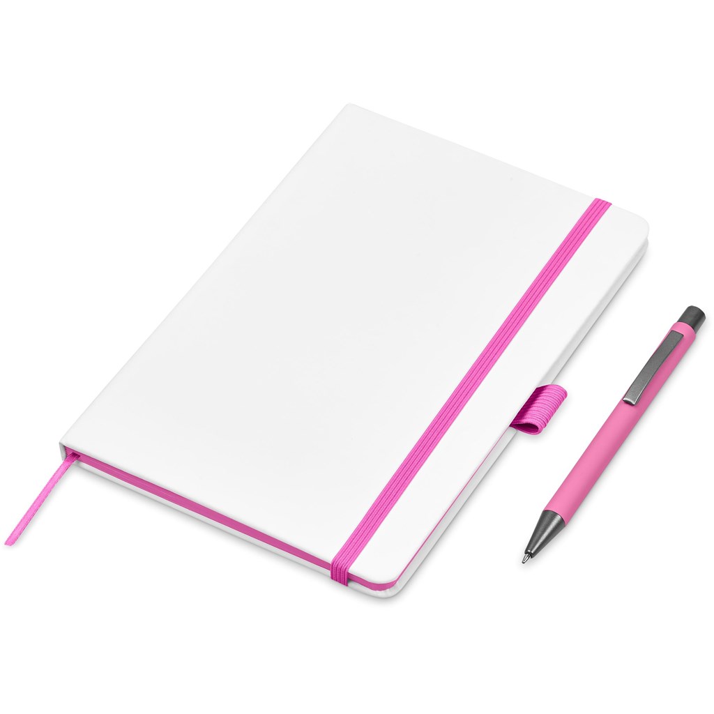 Duncan Notebook & Pen Set - Pink - Image 4