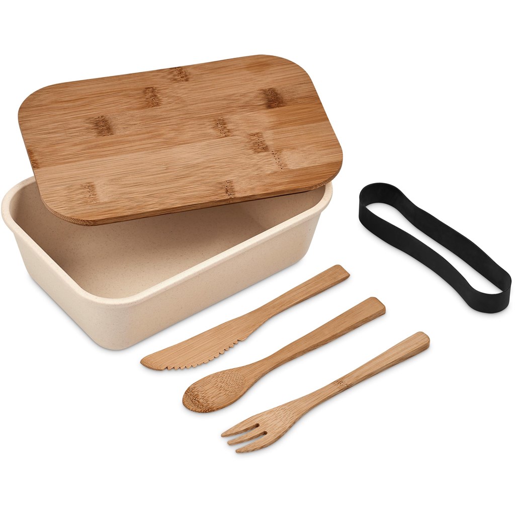 Kooshty Natura Plus Bamboo Fibre Lunch Box Set - Image 4