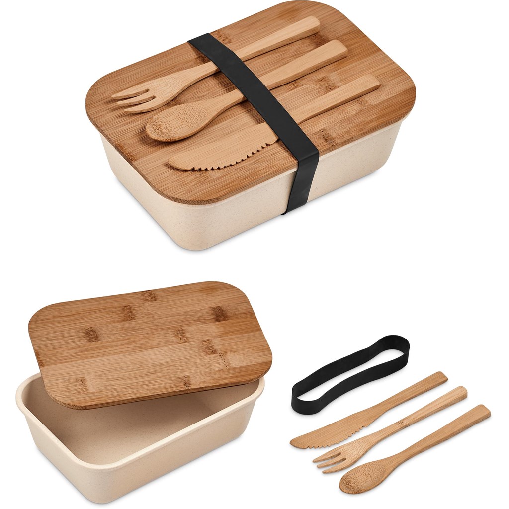 Kooshty Natura Plus Bamboo Fibre Lunch Box Set - Image 3