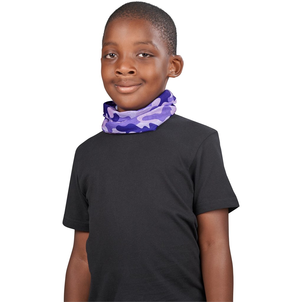 Kids Camo Flexi Tubular Bandana - Image 5