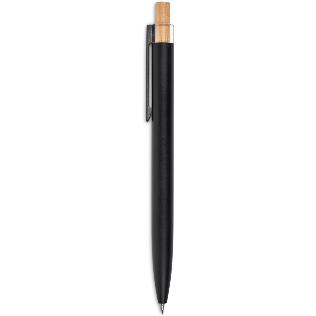 Okiyo Mimo Recycled Aluminum Ball Pen & Pencil Set - Black - Image 5
