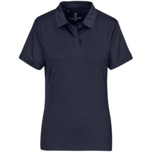Ladies Alex Varga Questana Seamless Golf Shirt - Navy