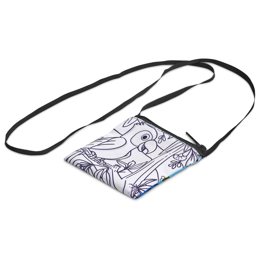 Pre-Printed Sample Hoppla Sani Tuck Money Neck Pouch - Image 2