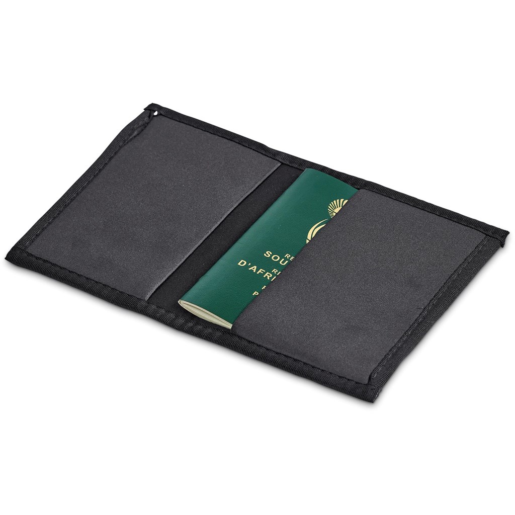 Pre-Printed Sample Hoppla Zambezi Neoprene Passport Cover - Image 5