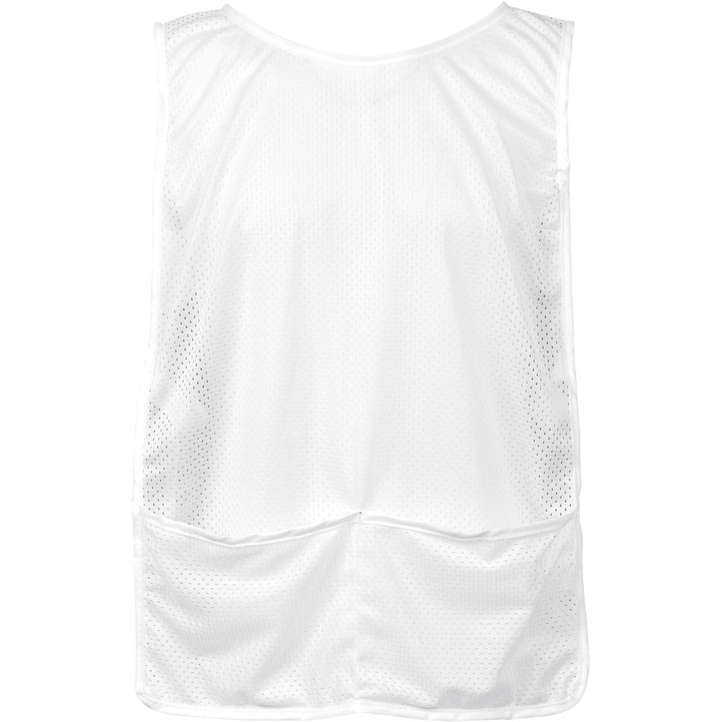 Pre-Production Sample Hoppla Jackal Polyester Caddy Bib with PVC Name Sleeve - Image 3