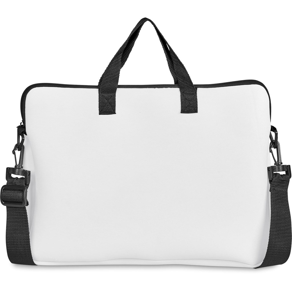 Pre-Production Sample Hoppla Nimbus Neoprene Laptop Sleeve with Handles & Shoulder Strap – 15 -16 in - Image 4