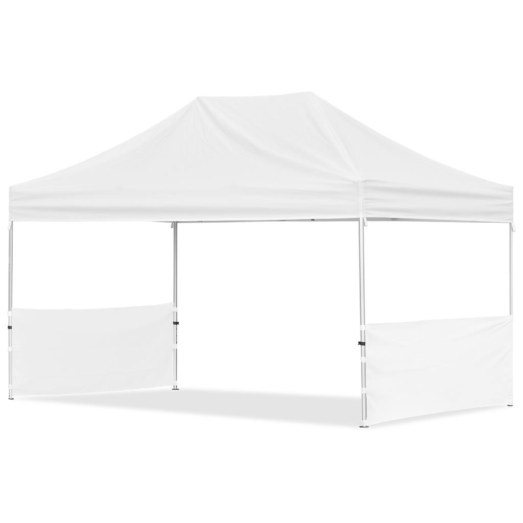 Coated Steel Sublimated Gazebo 4.5m x 3m - 2 Short Half-Wall Skins - Image 2
